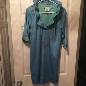 Gretchen Scott Ruffleneck Dress